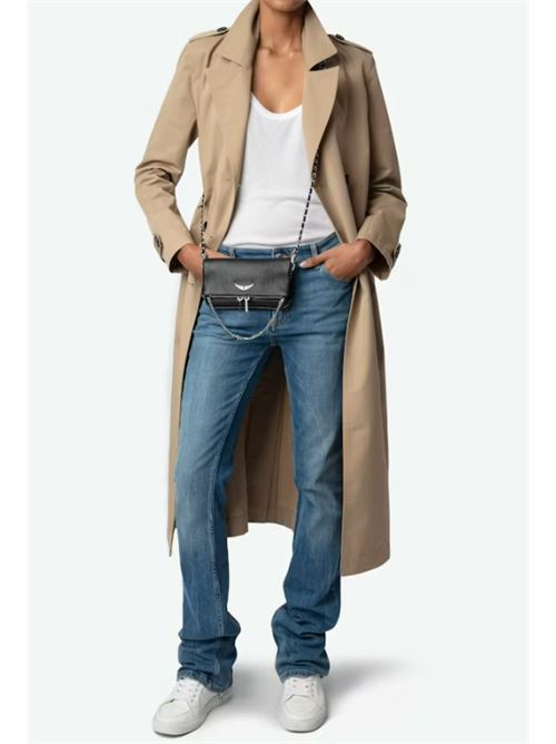 ROCK NANO GRAINED LEATHER ZADIG&VOLTAIRE | PWGAP2005F001 NOIR